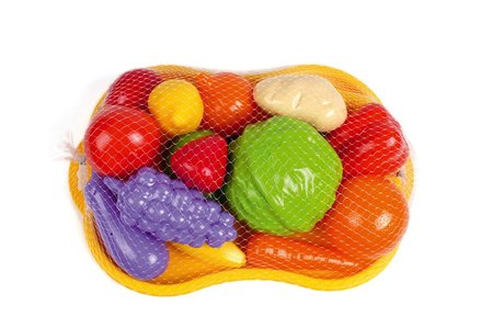 Ovoce a zelenina s podnosem plast v sce 32x11x23cm