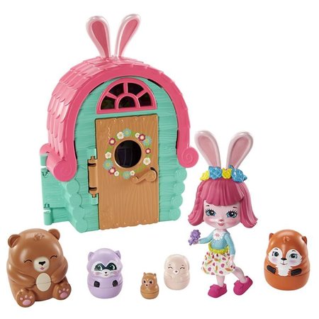 Mattel Enchantimals tajn toit nejlepch ptel Bree Bunny Cabin