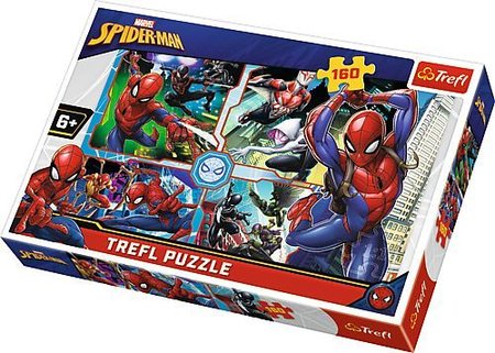 Trefl Puzzle 160 - Spiderman zachrauje/ Disney Marvel Spiderman