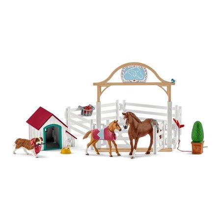 Schleich 42458 Hostujc kon, Hannah s fenkou Ruby