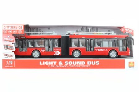 Lamps Trolejbus kloubov erven na baterie