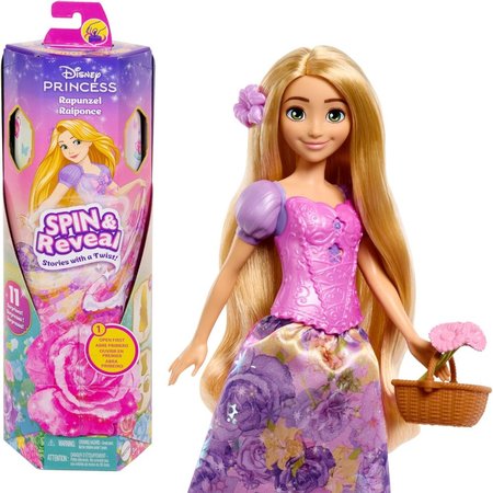 Barbie Disney princezna Spin &amp; Reveal Mdn panenka Locika a doplky s 11 pekvapenmi