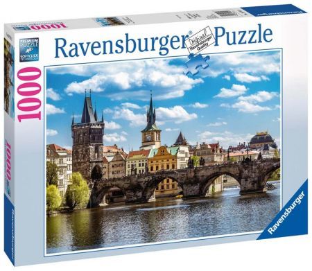 Puzzle Ravensburger Praha: Pohled na Karlv most 1000 dlk