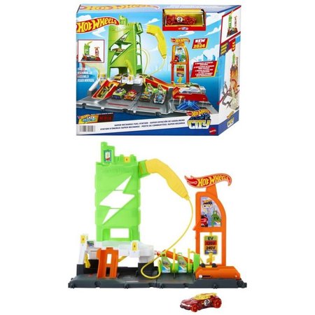 Hot Wheels City Super nabjec stanice HTN79