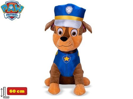 Paw Patrol Classic Refresh Chase plyov 60cm sedc