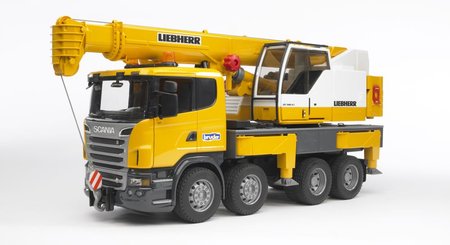 Bruder 3570 Scania R-Serie Liebherr autojeb