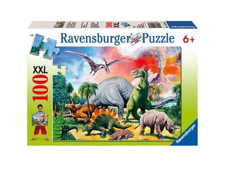 Puzzle Ravensburger Mezi dinosaury 100 XXL