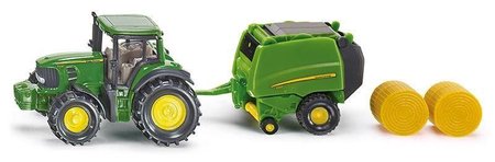 SIKU Blister - John Deere traktor s balkovakou