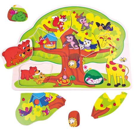 Bino Puzzle vesel zvtka