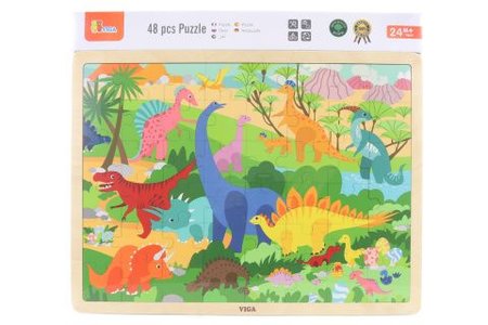 Viga Devn puzzle 48 dlk - dinosaui