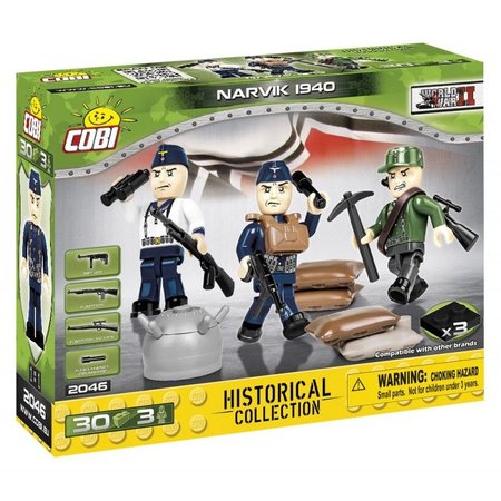 Cobi 2046 3 figurky s doplky Narvik 1940, 30 k