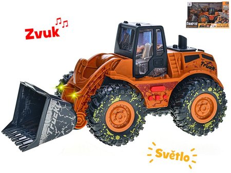 Traktor naklada 25cm na setrvank  se svtlem a zvukem