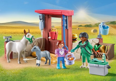 Playmobil 71471 Veterinrn vjezd k oslkm