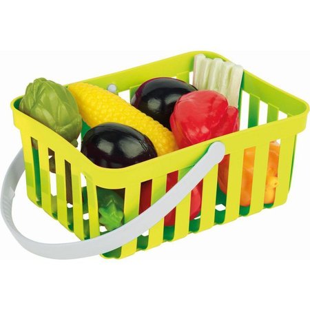 Androni Nákupní košík se zeleninou - 10 kusů, zelený