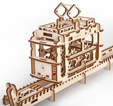 Ugears 3D devn mechanick puzzle Kabinov lanovka s trat