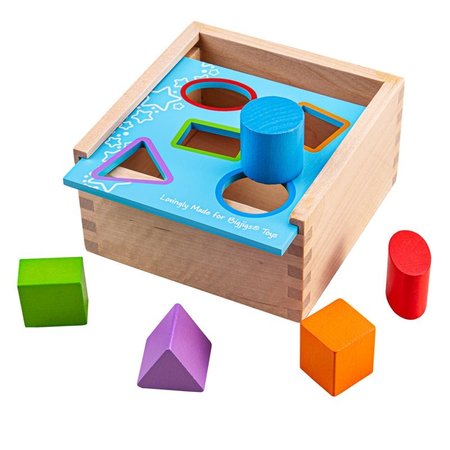 Bigjigs Toys Vkldac krabika s tvary