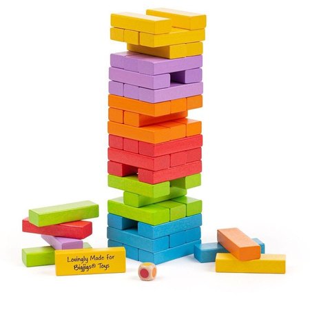 Bigjigs Toys Barevn Jenga