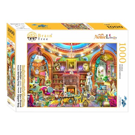 Brain Tree Puzzle Domc knihovna 1000 dlk