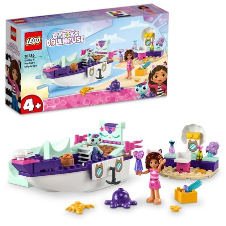 LEGO Gabbys Dollhouse 10786 Gbi a Ryboka na luxusn lodi