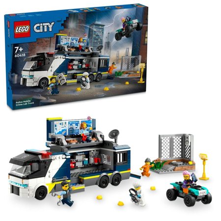 LEGO City 60418 Mobiln kriminalistick laborato policist