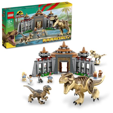 LEGO Jurassic World 76961 Nvtvnick centrum: tok T-rexe a raptora