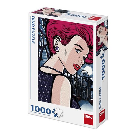 DINO Pop Art: Tajemná žena 1000 dílků