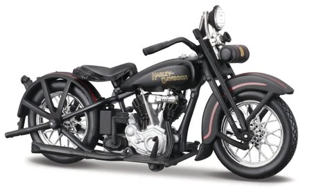 Maisto - HD - Motocykl - 1928 JDH Twin Cam, matn ern, 1:18