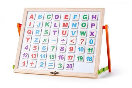 Woody Magnetick tabulka s ABC na stl