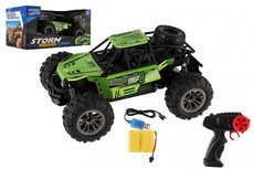 Teddies Auto RC buggy terénní zelené 22cm plast 2,4GHz na baterie + dobíjecí pack