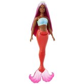 Mattel Barbie Pohádková mořská panna - oranžová