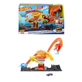 Mattel Hot Wheels City hladová kobra útočí na pizzerku