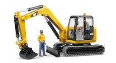 Bruder 2466 Psov minibagr CATERPILLAR s figurkou