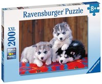 Ravensburger puzzle Štěňata Husky 200 XXL dílků