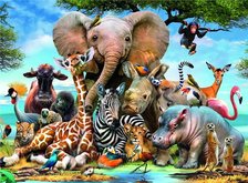 Ravensburger Puzzle Afrit ptel 300 dlk