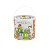 Viga devn stavebnice 50 kostek zoo