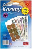 Alexander Pexi Dětské peníze České koruny s mincemi