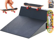 Skateboard 9,5cm kov s rampou na kart