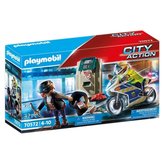 Playmobil 70572 Policejn motorka: Pronsledovn lupie