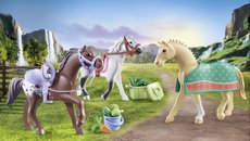 Playmobil 71356 3 koně: Morgan, Quarter Horse a Shagya Arabian