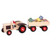 Bino Traktor gumov kola + vleka