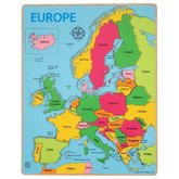 Bigjigs Toys Devn puzzle mapa Evropy 25dlk