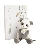 Doudou Drkov sada - plyov hraka panda s dekou 20 cm
