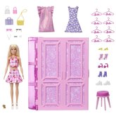 Mattel Barbie atnk sn v pastelovch barvch s panenkou obleky a doplky HXD58