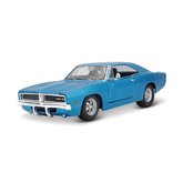 Maisto - 1969 Dodge Charger R/T, metal modr, 1:25