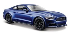 Maisto - 2015 Ford Mustang GT, metal modr, 1:24