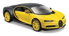 Maisto - Bugatti Chiron, lut/ern, 1:24
