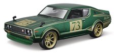 Maisto - 1973 Nissan Skyline 2000GT-R (KPGC 110),  zelen, Tokyo Mods, 1:24