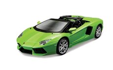 Maisto - Aventador Roadster, metal zelen, assembly line, 1:24